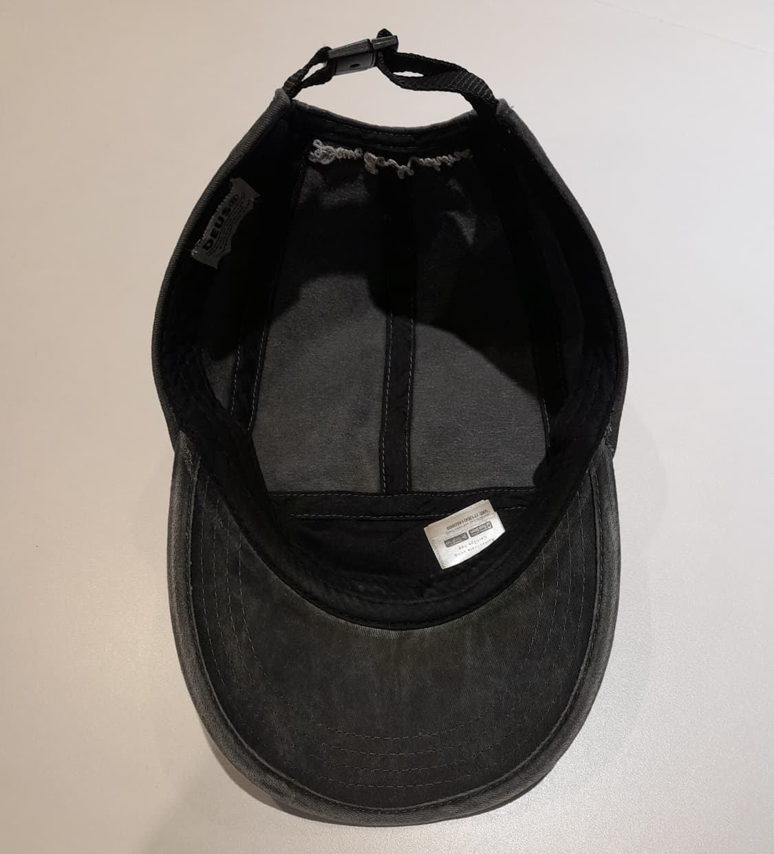 💥데우스 엑스마키나 빈티지 워싱 캠프캡 (챠콜)
 상품이미지7