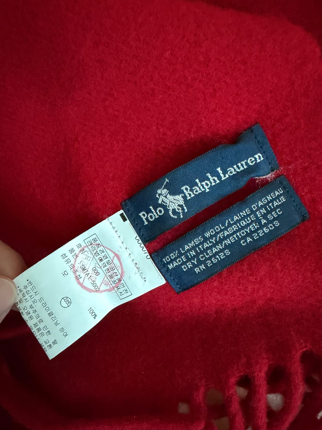 폴로 랄프로렌 램스울 머플러 상품이미지3