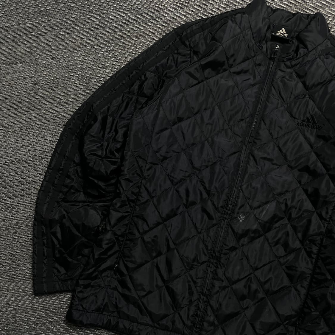 00s 아디다스 경량 퀼팅 점퍼 자켓 블랙o 5306 상품이미지3
