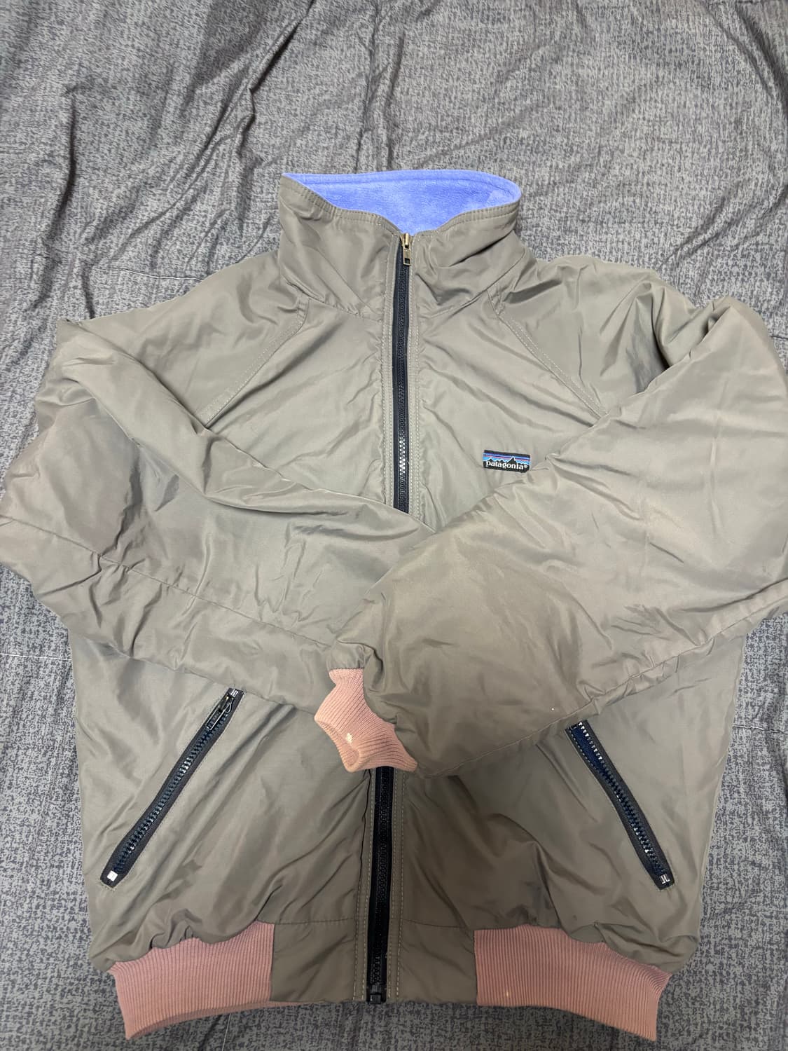 파타고니아 80’s 미제 신칠라 쉘드 봄버자켓 팝니다 상품이미지1