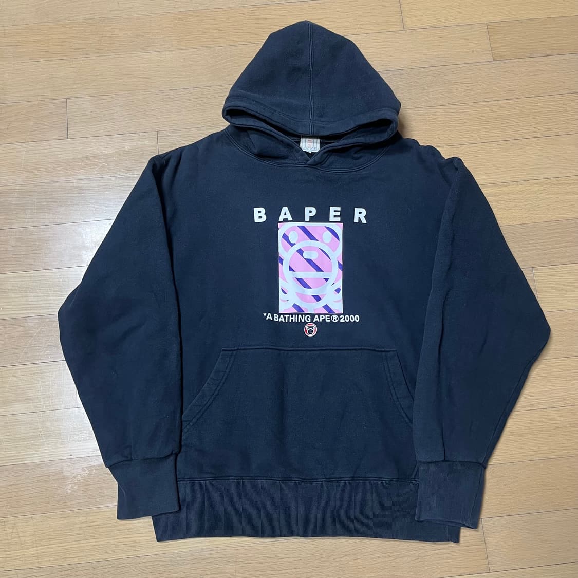 베이프 빈티지 후드티 상품이미지1