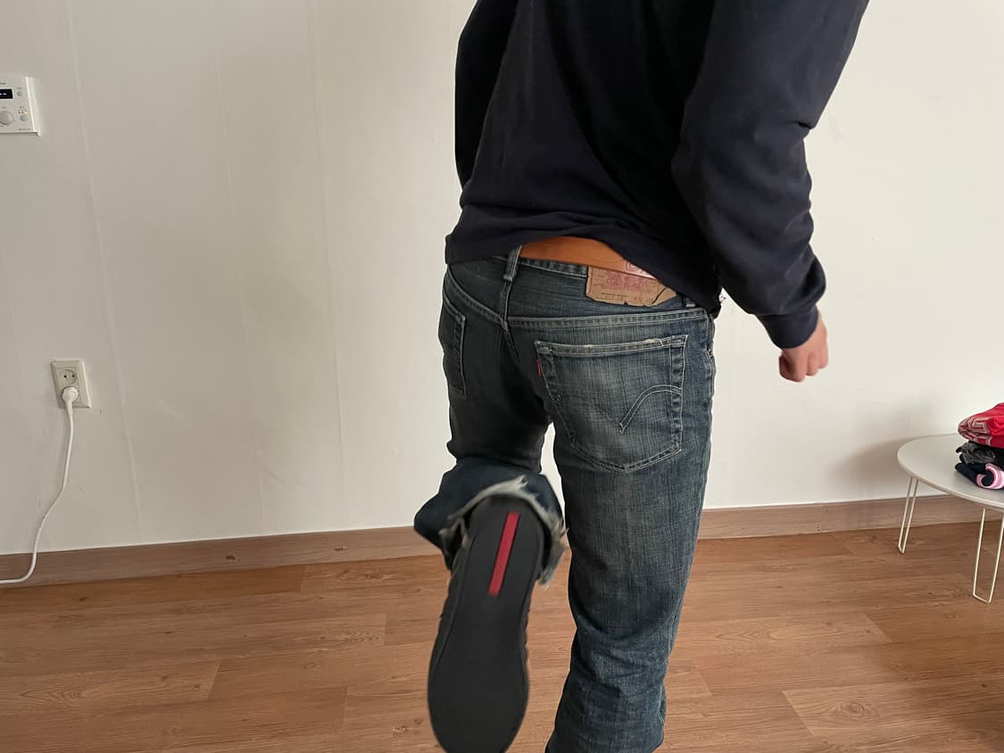 프라다 레더 하이탑 상품이미지7