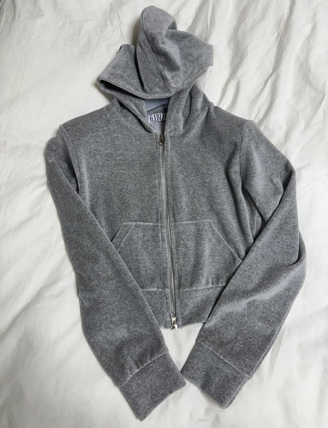 가비존 베르 후드집업 - 그레이, 블랙 상품이미지4