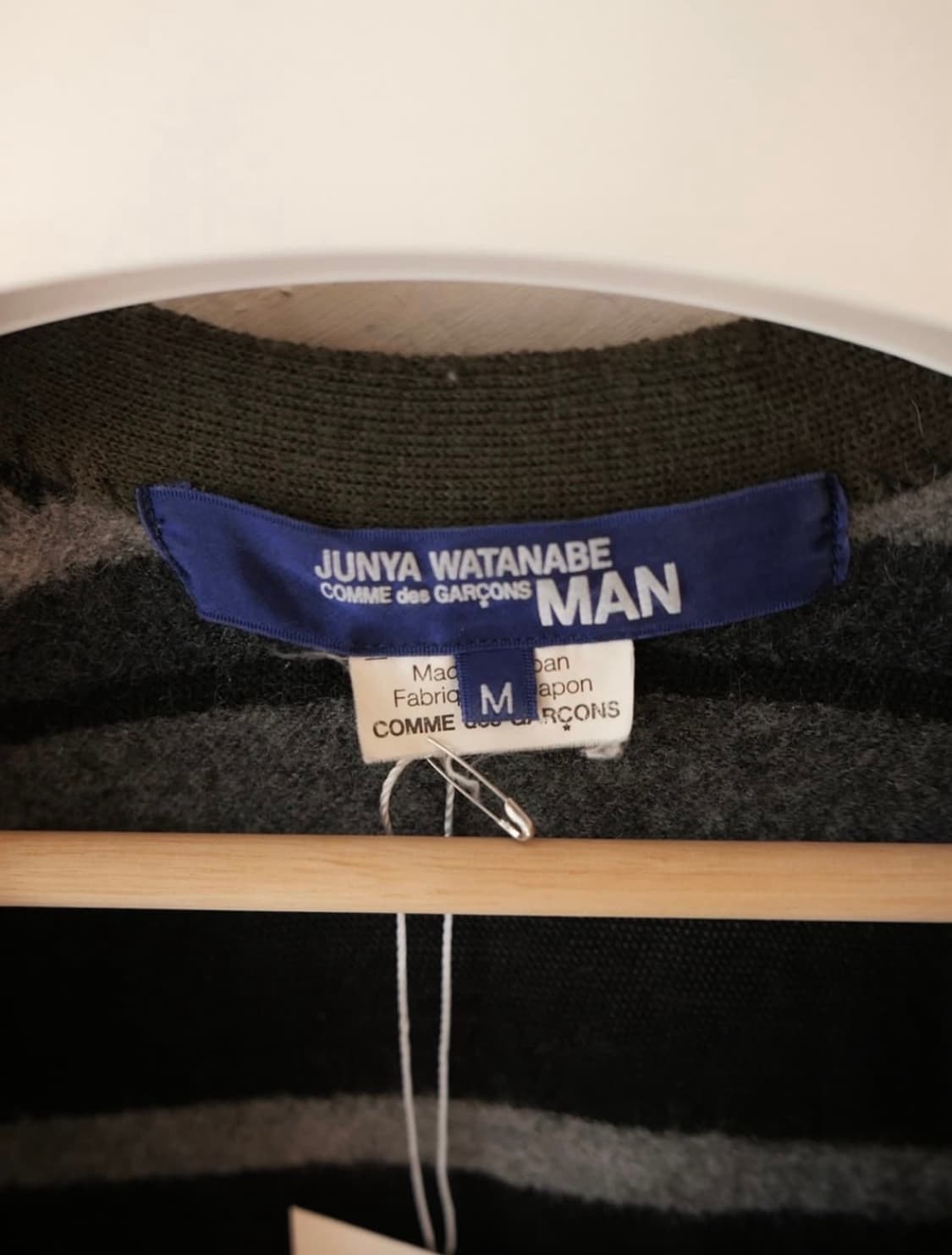 [M] 준야 와타나베 스트라이프 가디건 상품이미지4