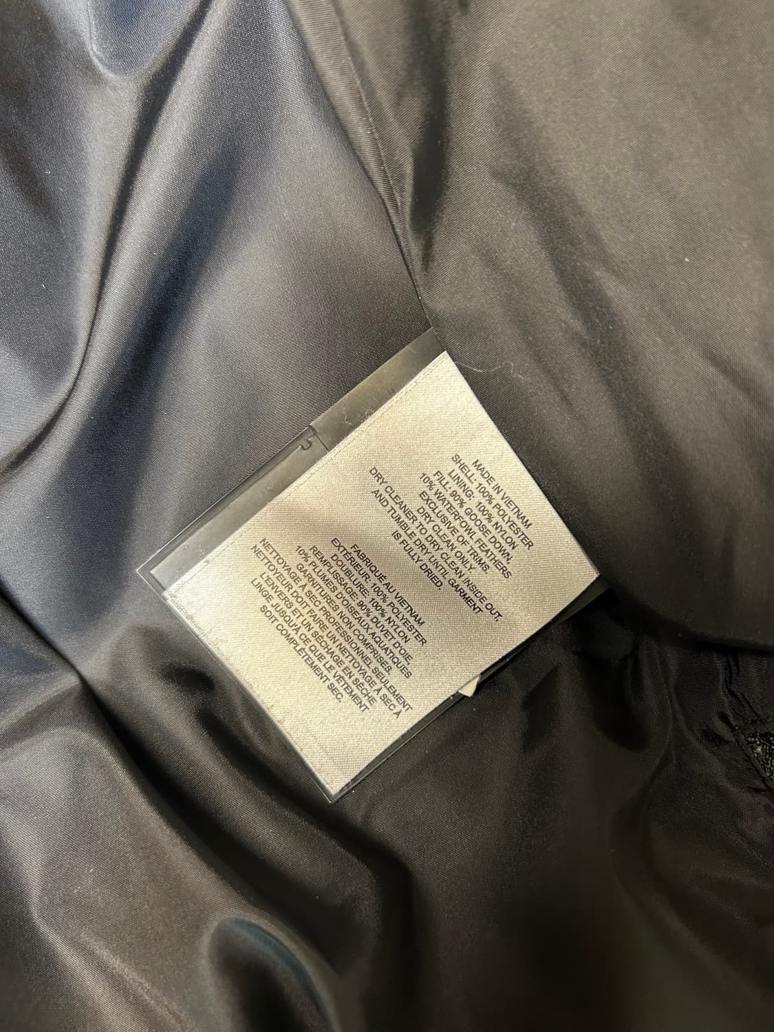 무스너클 여성 블랙패치 롱패딩(XS/44) 상품이미지9