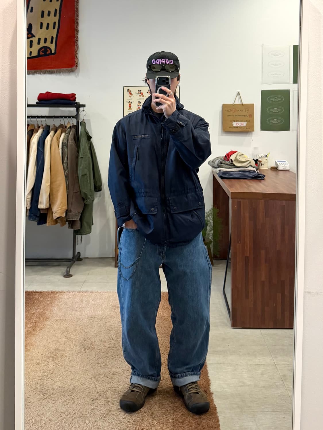 90-00s Polo Sport 폴로 스포츠 나일론 플리스 마운틴 자켓 상품이미지2