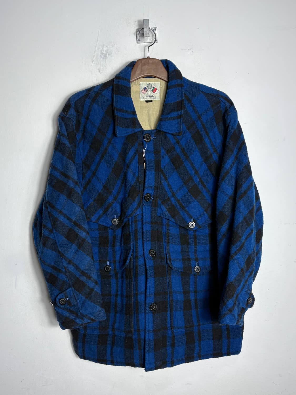 울 체크 셔츠 자켓 상품이미지1