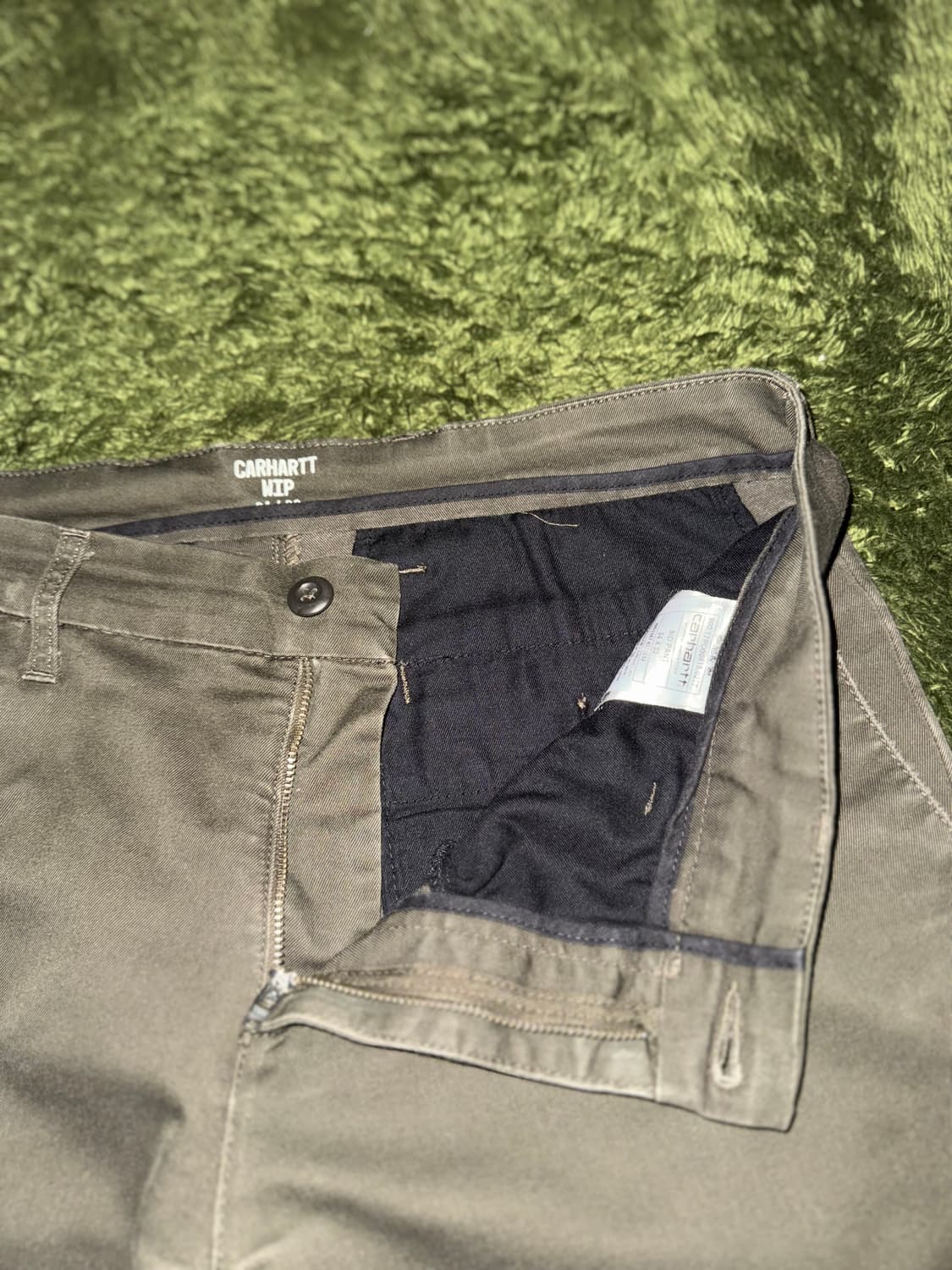 [34X32] 칼하트 WIP SID 시드 팬츠 올리브 상품이미지3