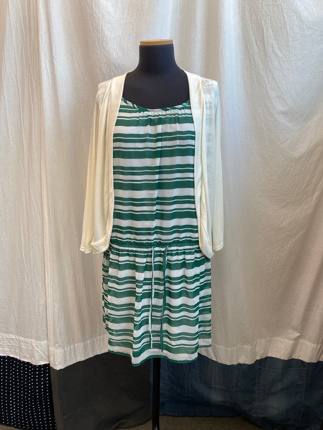 3CAN4ON 그린 가디건 원피스(L) 상품이미지1