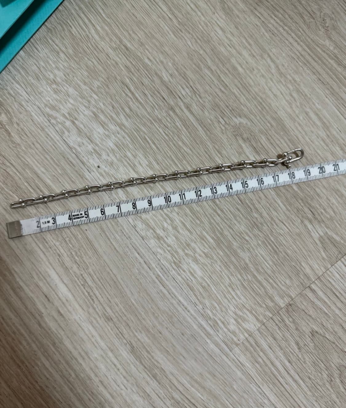 [M] 티파니 하드웨어 스몰링크 팔찌 브레이슬릿  실버 상품이미지6