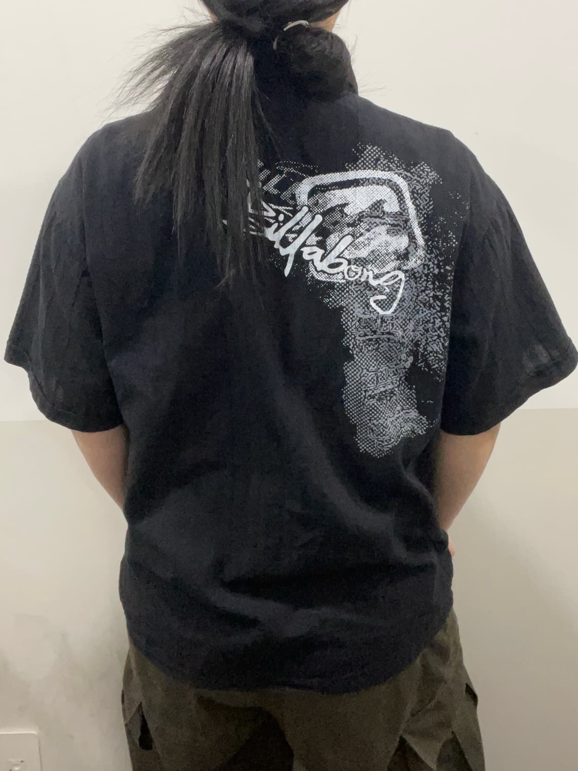 Billabong 빌라봉 Y2K 그래피티 프린팅 반팔셔츠 상품이미지2