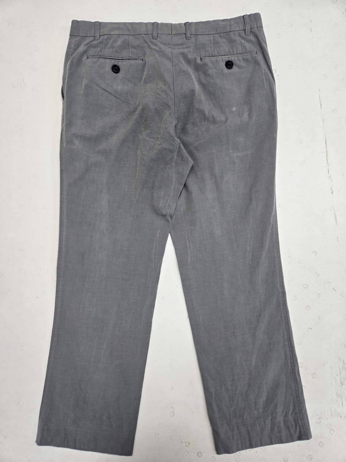 버버리 그레이 남성 정장 바지 슬렉스 면바지 상품이미지2