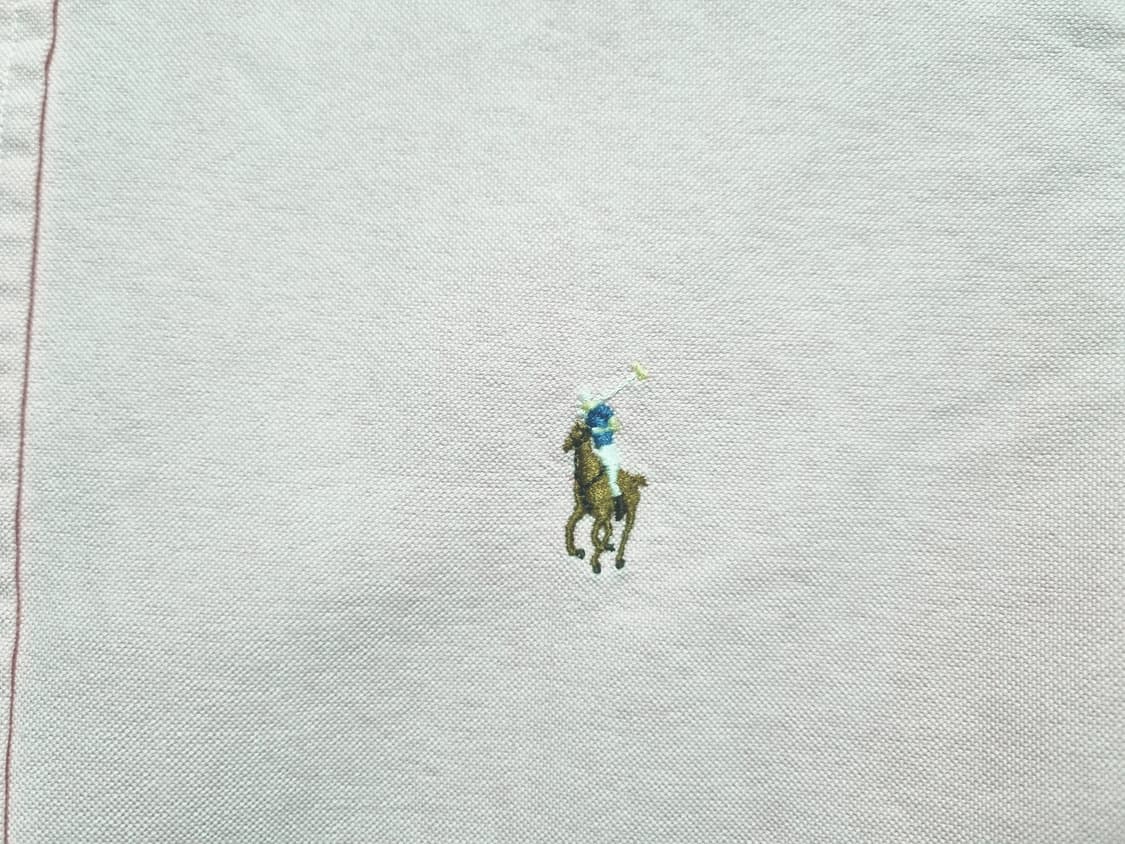 남성 폴로 커스텀핏 핑크 옥스퍼드 옥스포드 긴팔 남방 셔츠 상품이미지6