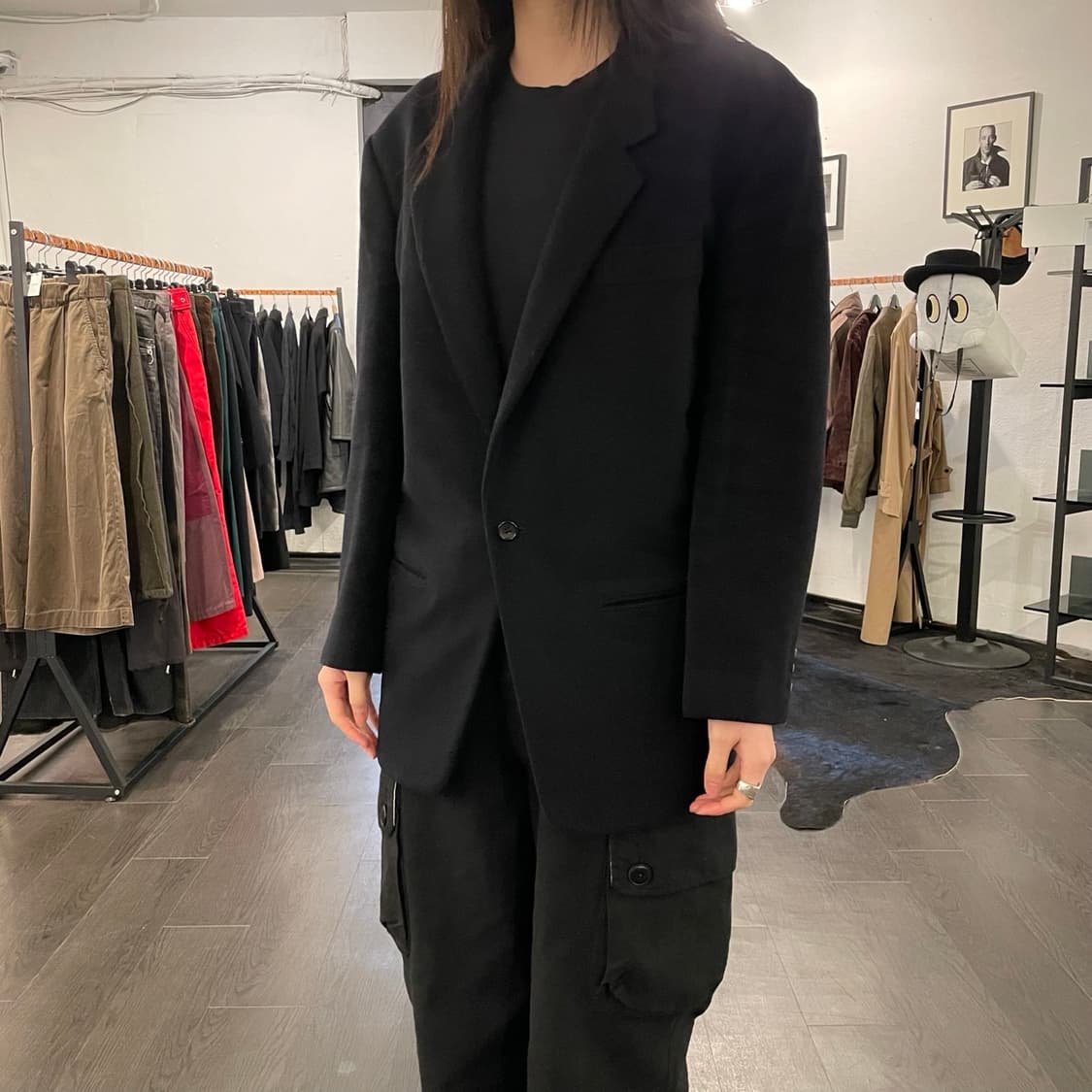 요지야마모토 캐시미어 블레이저 상품이미지5