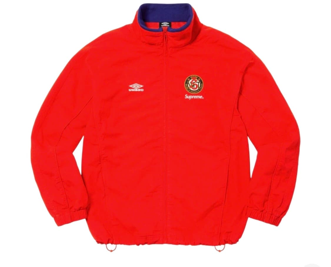 23fw 슈프림x엄브로 트랙자켓 레드 아시아XL 상품이미지1