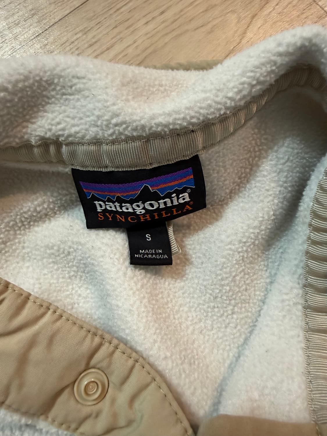 S) 파타고니아 투톤 아이보리 신칠라 상품이미지2