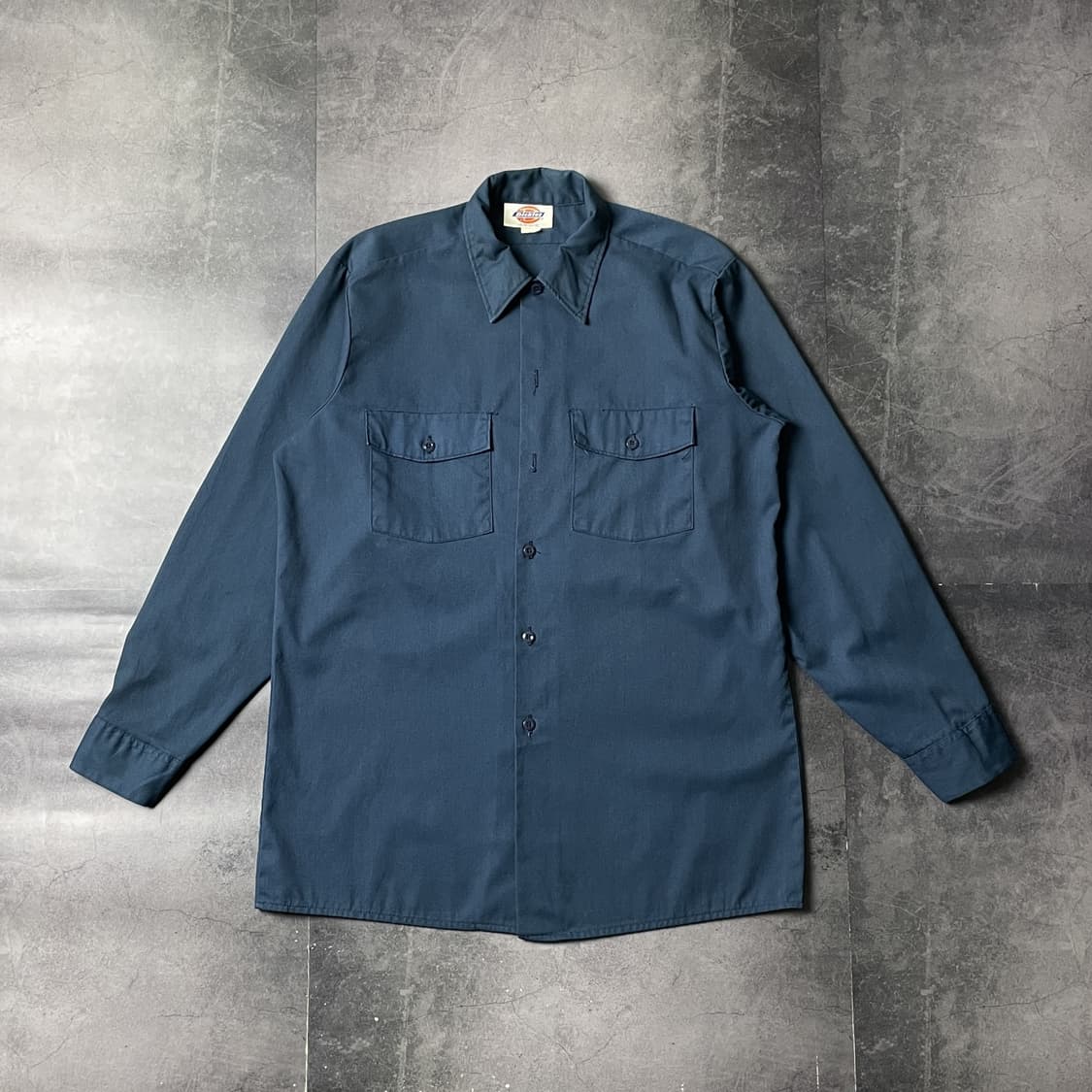 DICKIES 90s 디키즈 빈티지 블루 플랩포켓 워크 셔츠 A01006 상품이미지1