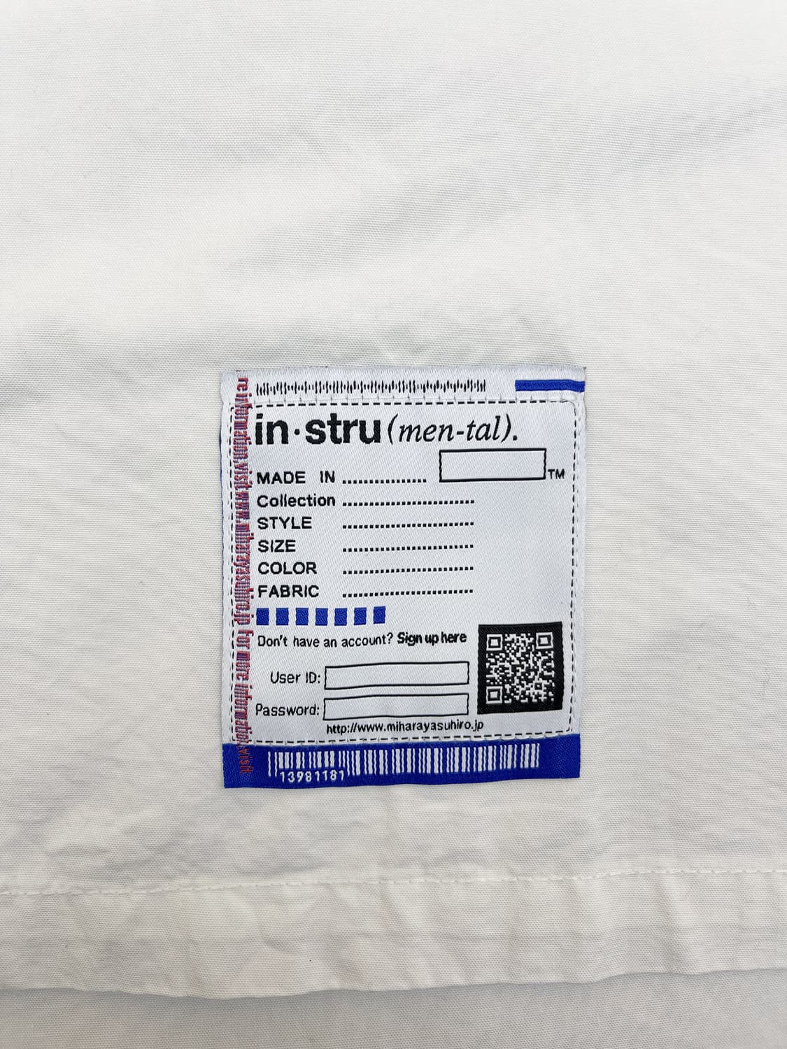 메종 미하라 야스히로 옥스포드 롱슬리브 셔츠 상품이미지7