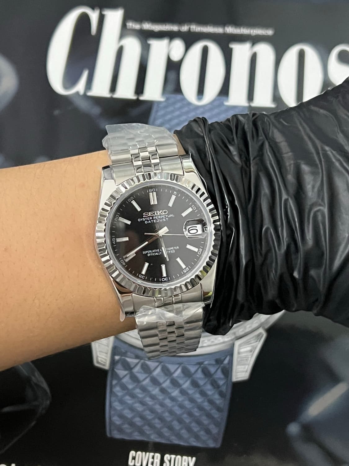 세이코 데이트저스트 검판 커스텀 상품이미지5