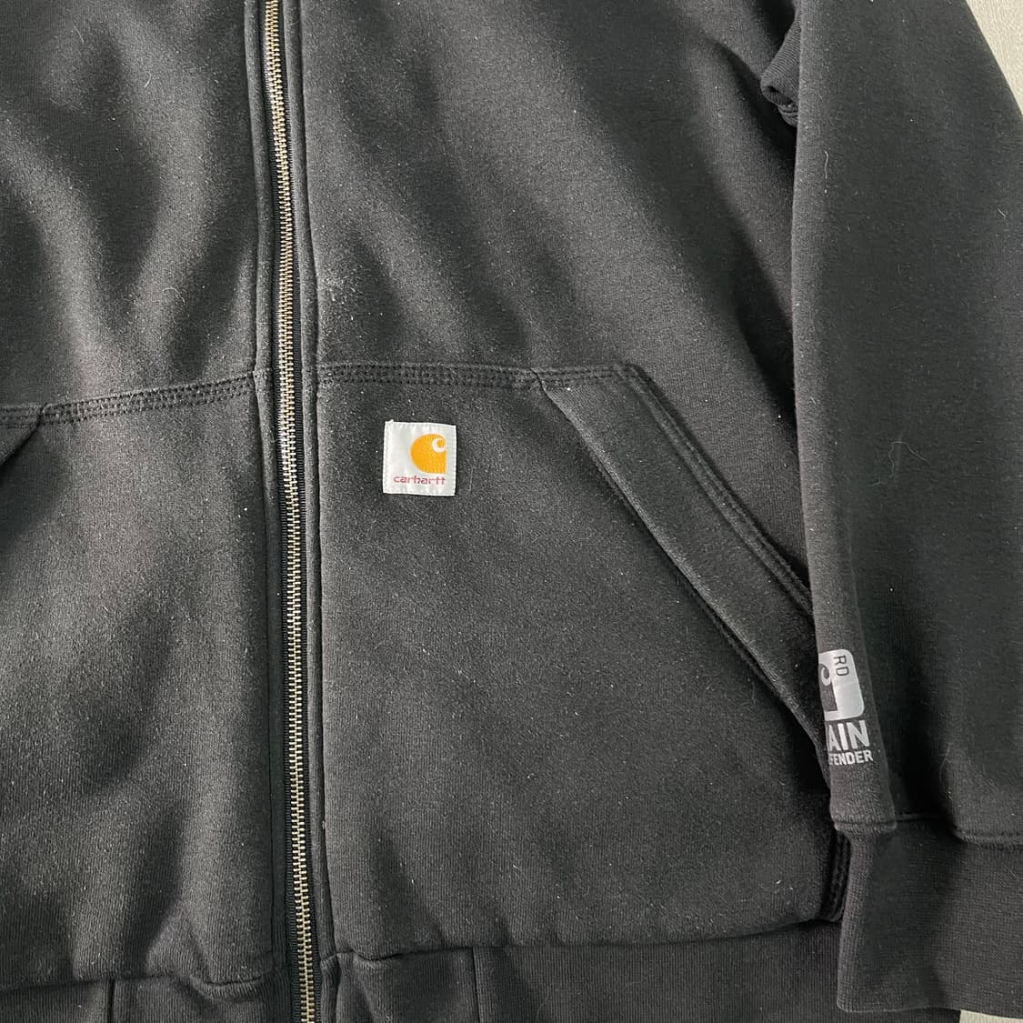 105 칼하트 블랙 써멀 후드집업 상품이미지2