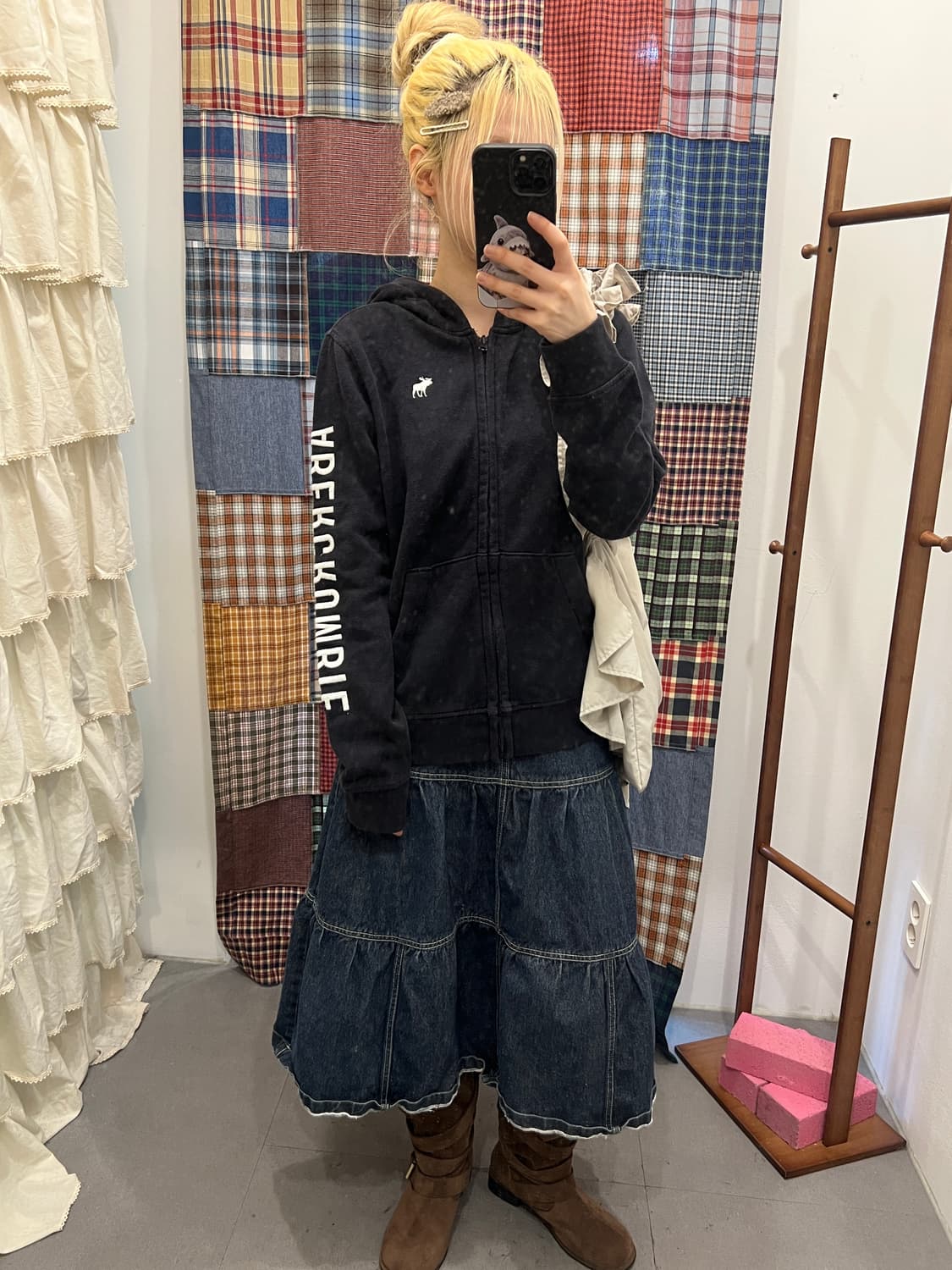 아베크롬비 키즈 블랙 후드집업  상품이미지6