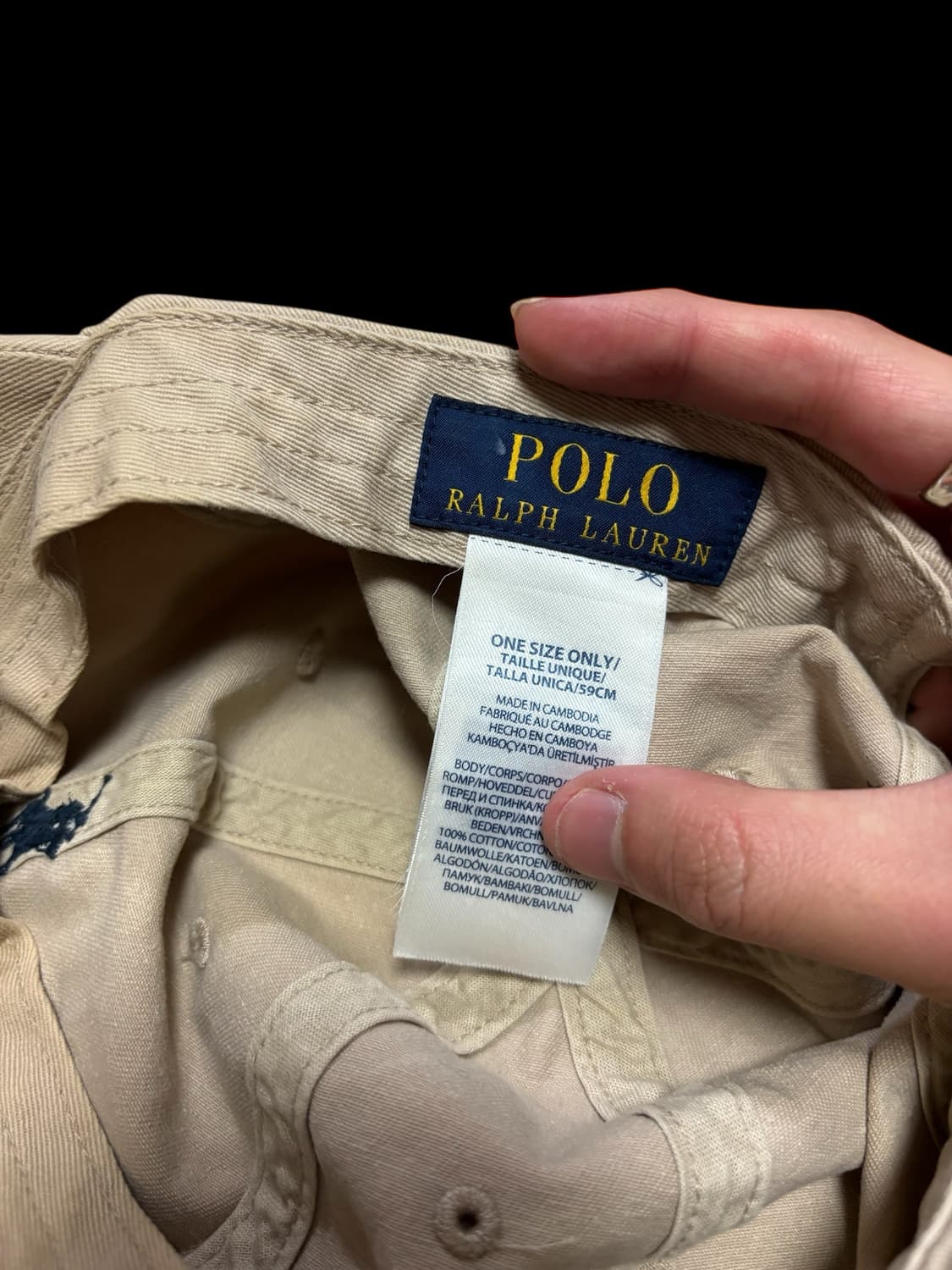 폴로 랄프로렌 코튼 치노 볼캡 상품이미지9