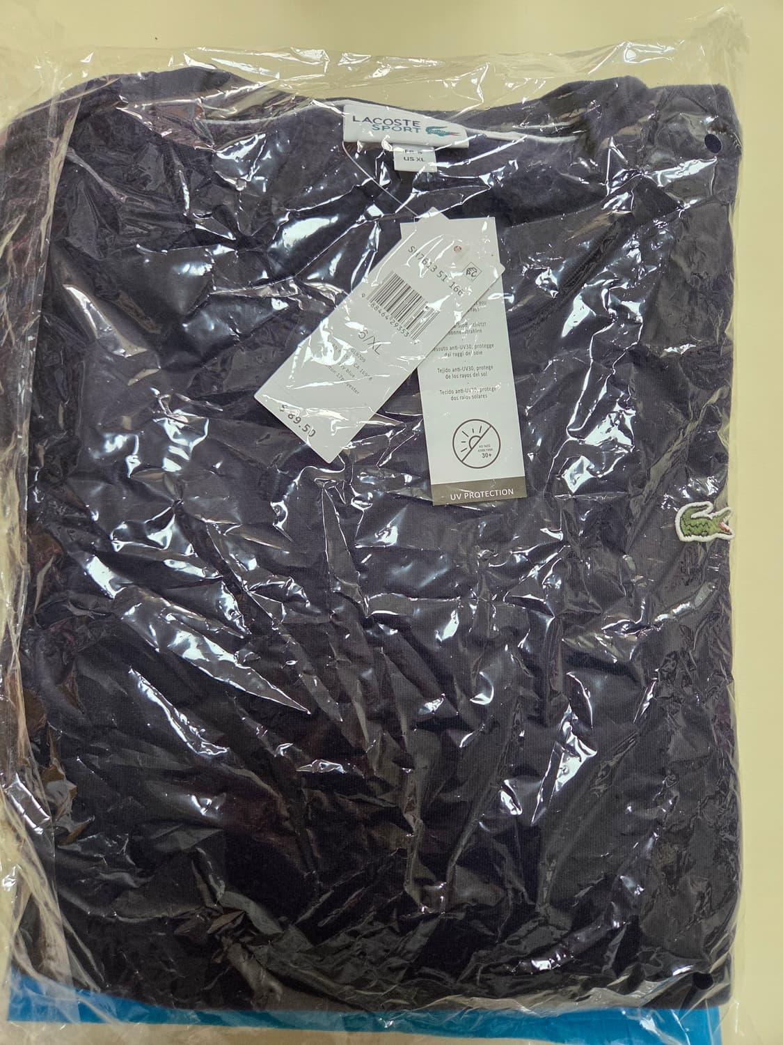 (새상품)라코스테 네이비 기모 맨투맨 XL 상품이미지3