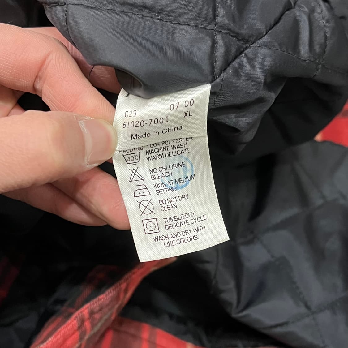  리바이스 패디드 체크 셔츠 y15509 상품이미지7