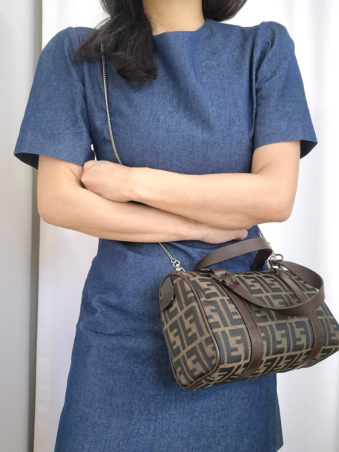펜디(fendi) FF 빅주카 미니 보스턴백 토트백 빈티지가방 상품이미지5