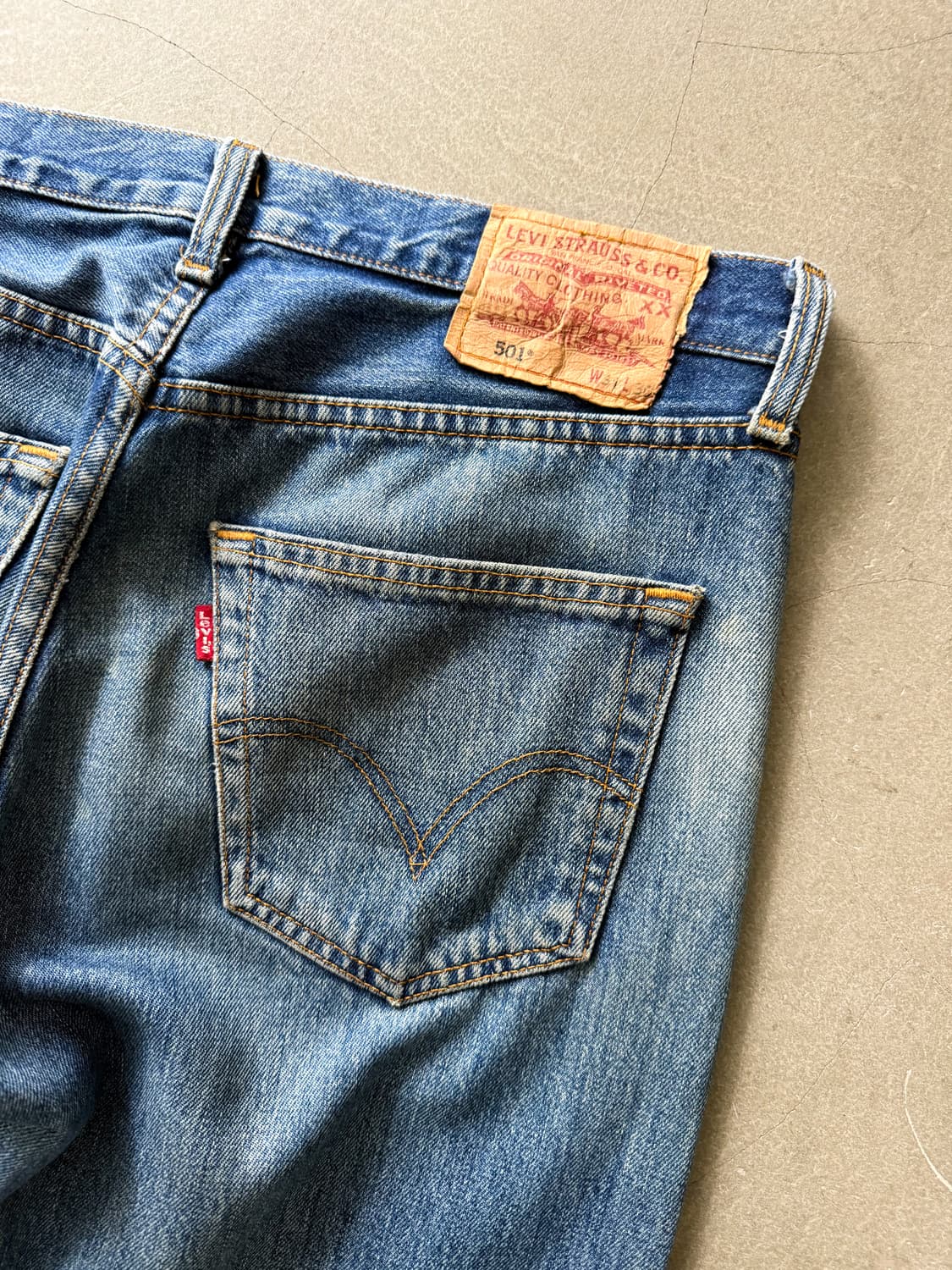 Vintage Levi's 501 Washing Denim Pants 상품이미지5
