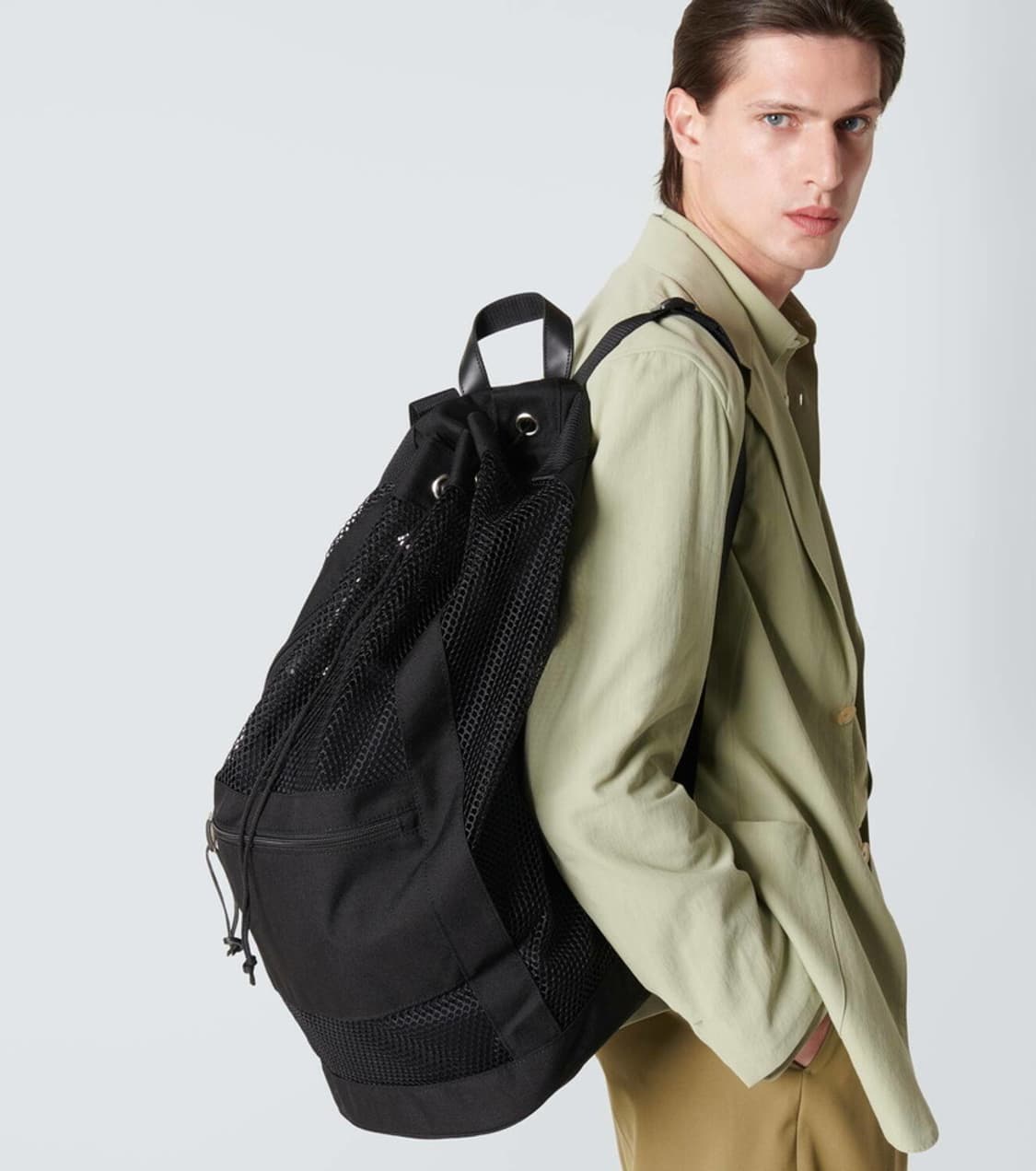 오라리 x 아에타 24ss 메쉬 백팩/블랙 상품이미지5