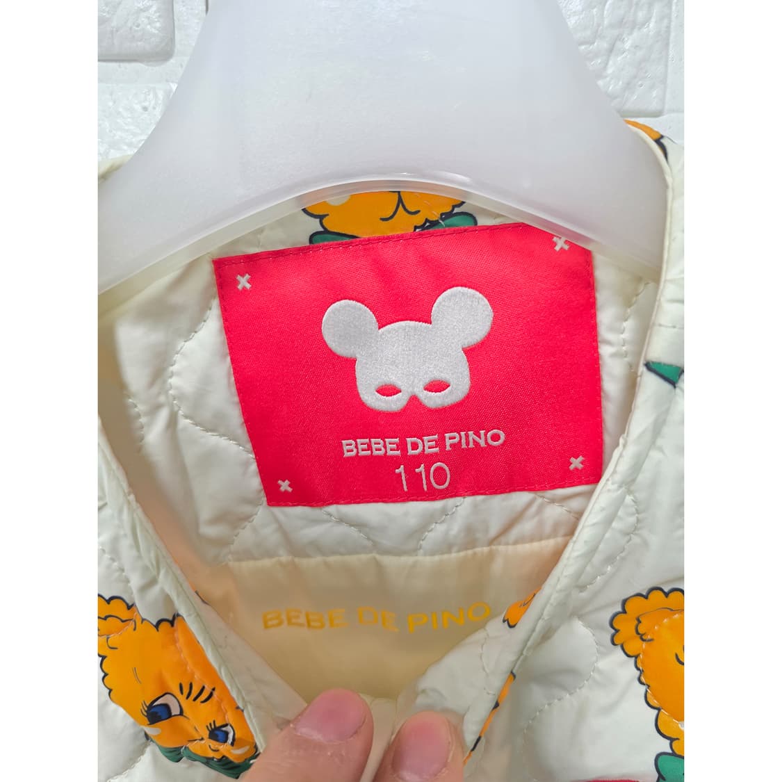 택포// 베베드피노 곰돌이 누빔자켓 110 상품이미지2