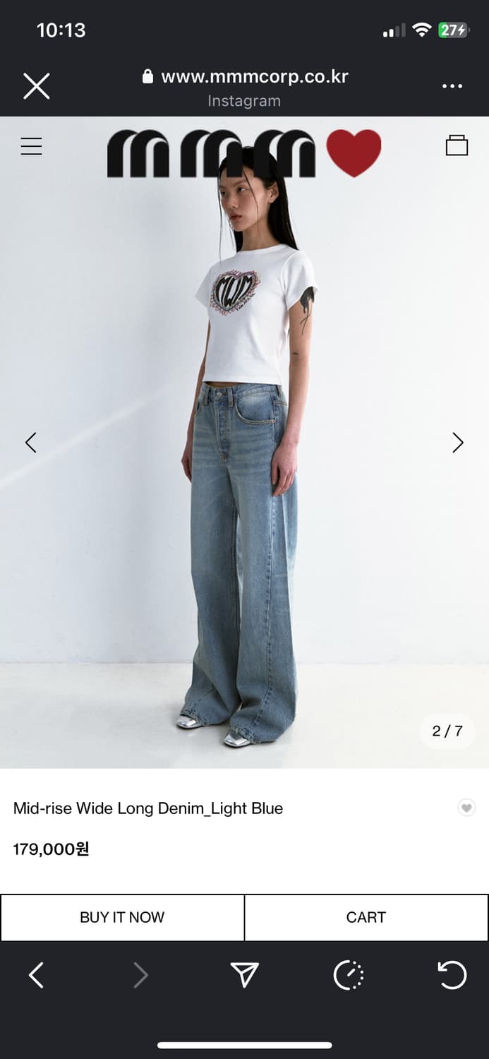 mmm jeans wide long denim_light blue 상품이미지2