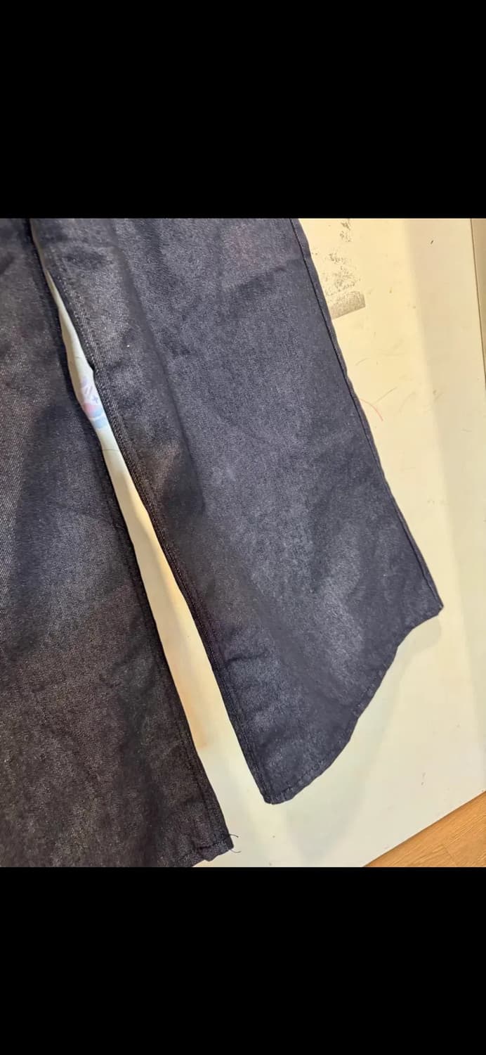 매니모어몽 mmm 인디고 와이드 청바지 새상품 상품이미지5