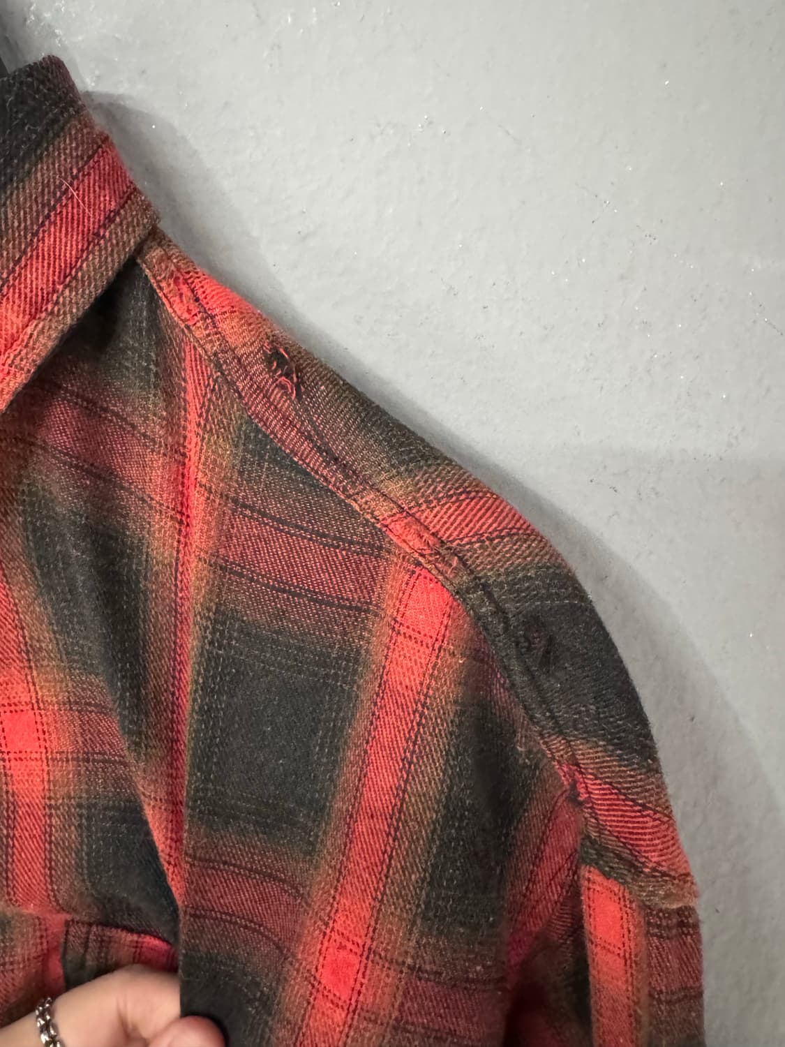 정글스톰 디스트레스드 체크셔츠 상품이미지6