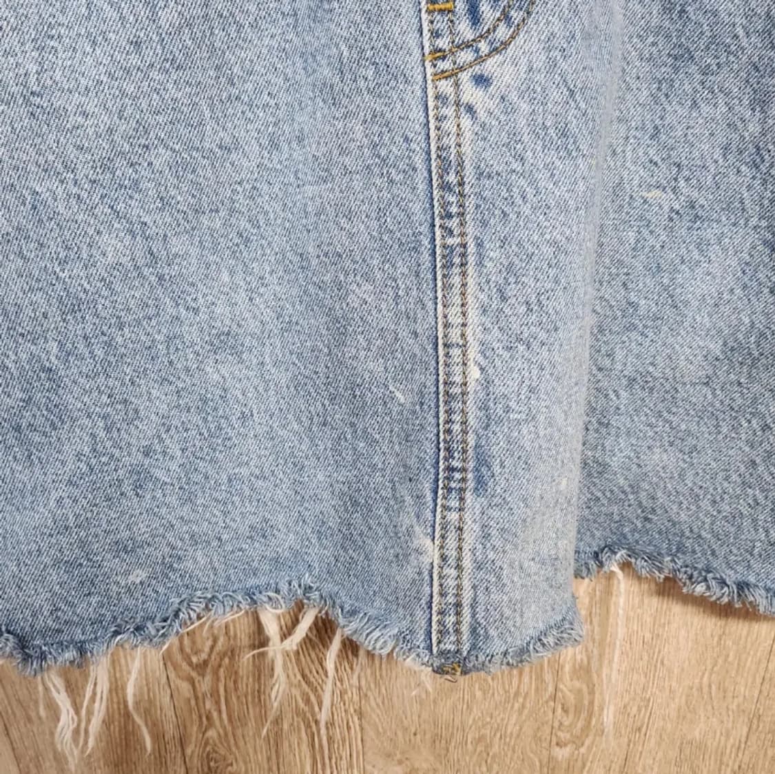 102) 타미힐피거데님 90s 덩거리 멜빵치마 상품이미지3