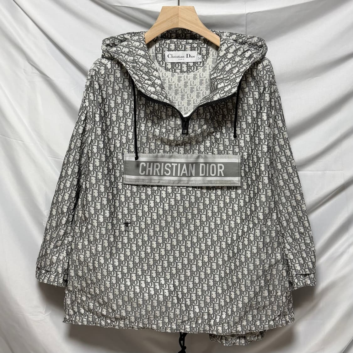 [S+급/오버핏XS] 디올 오블리크 아노락 후드 바람막이 자켓 상품이미지2