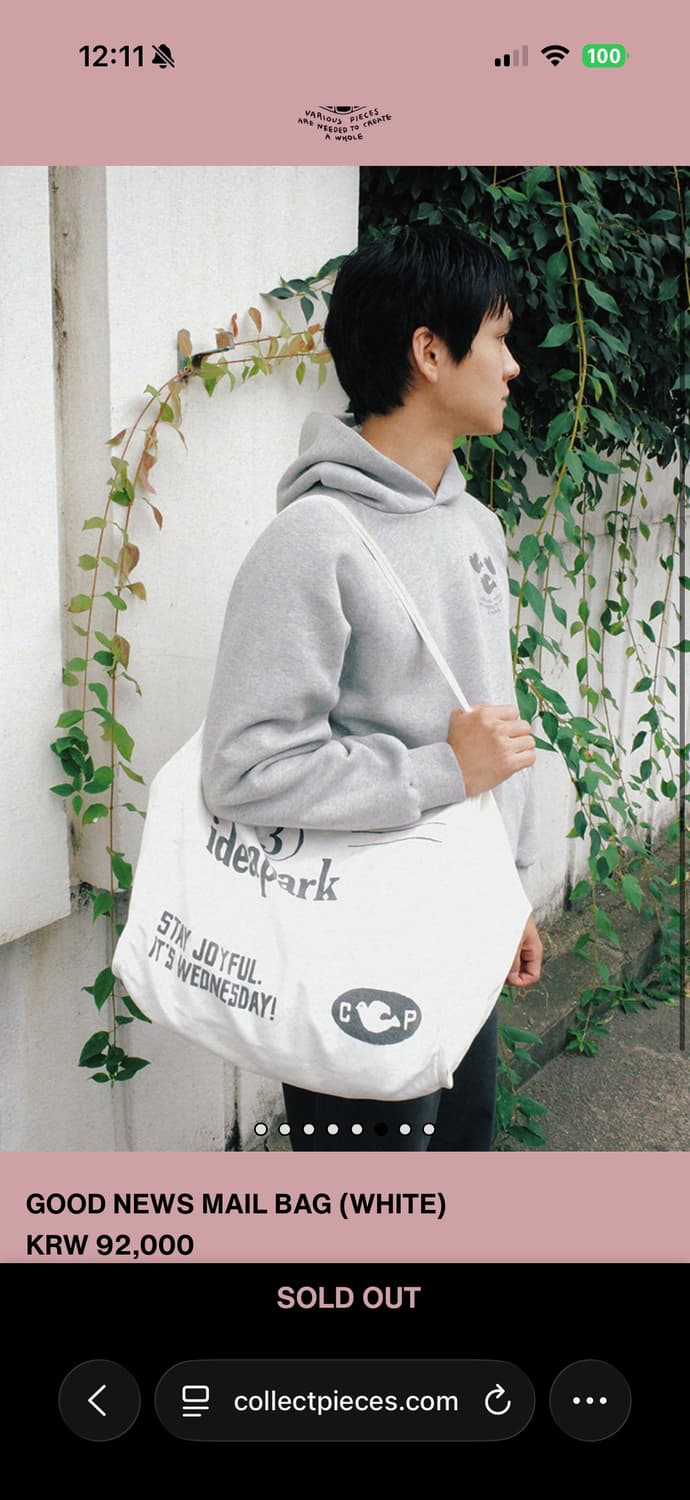 컬렉트피시스 메일백 상품이미지1