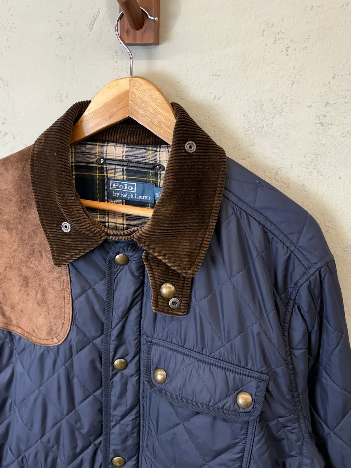 폴로랄프로렌 캠튼 퀼팅자켓 네이비 상품이미지6