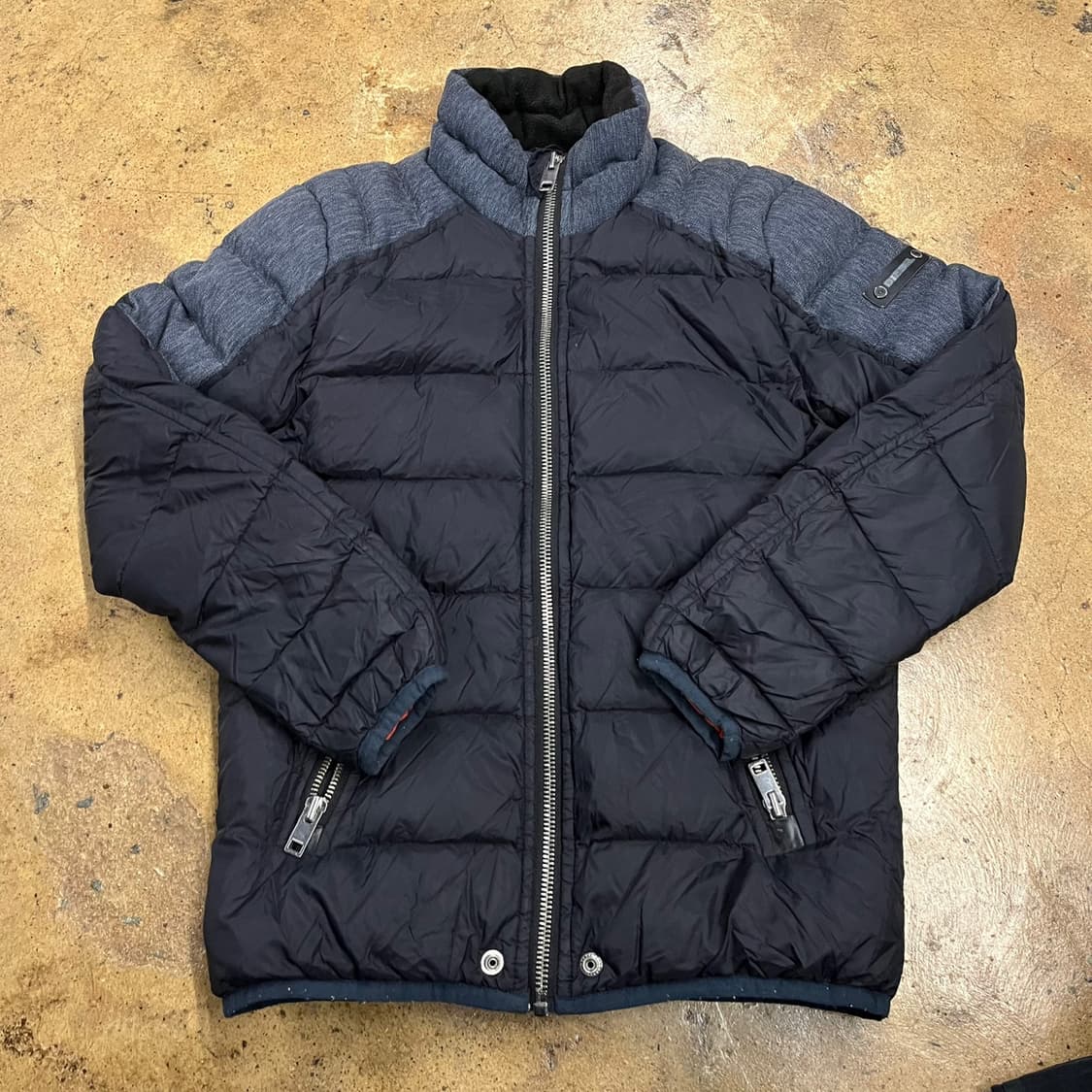 [정품/S] 디젤 패딩 점퍼 네이비 b15 상품이미지2