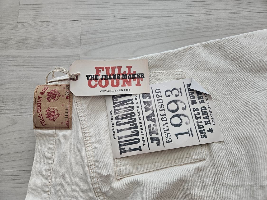 풀카운트 1101 에크루 32사이즈 상품이미지2