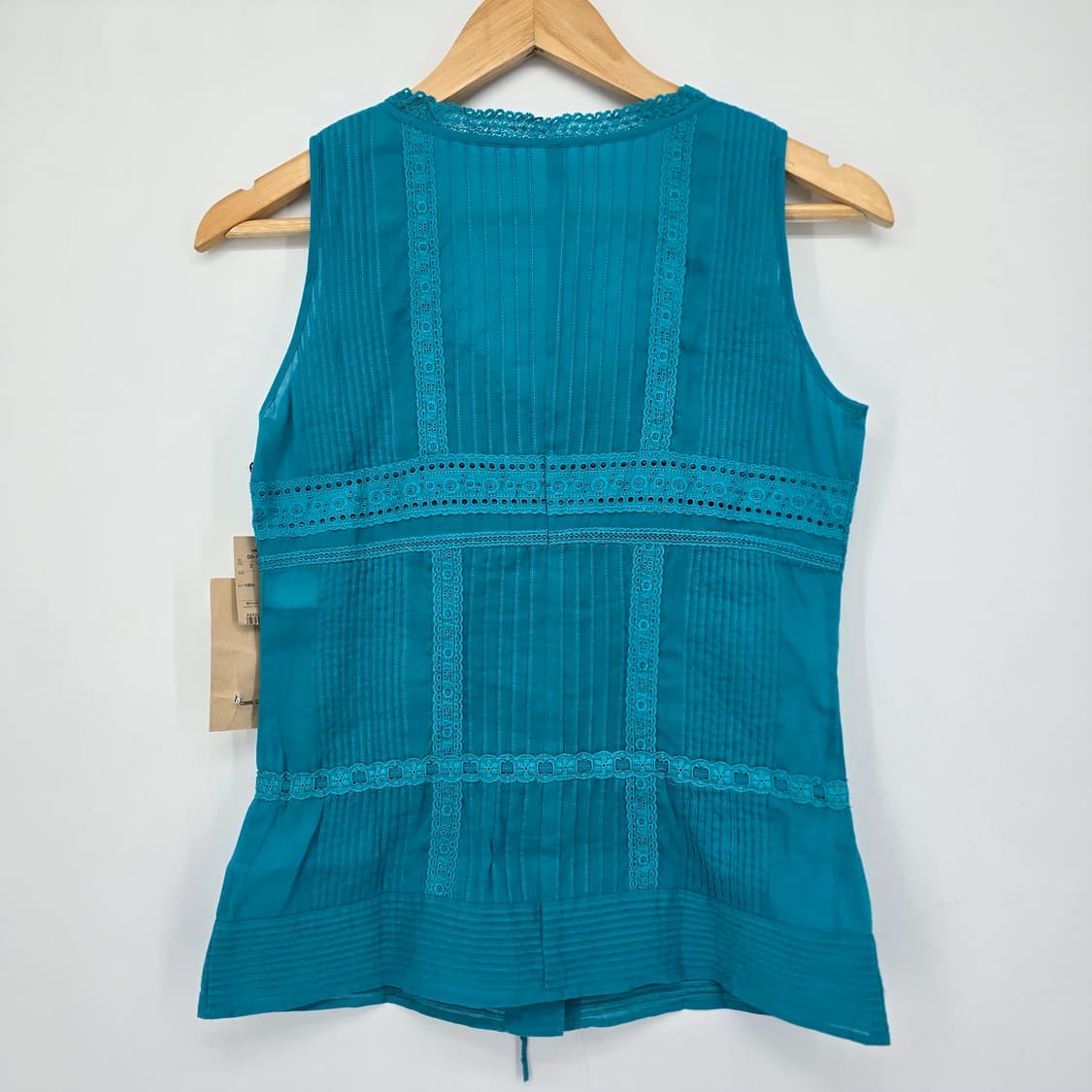 (COMME ÇA DU MODE) 레이스 디테일 슬리브리스 블라우스 상품이미지6