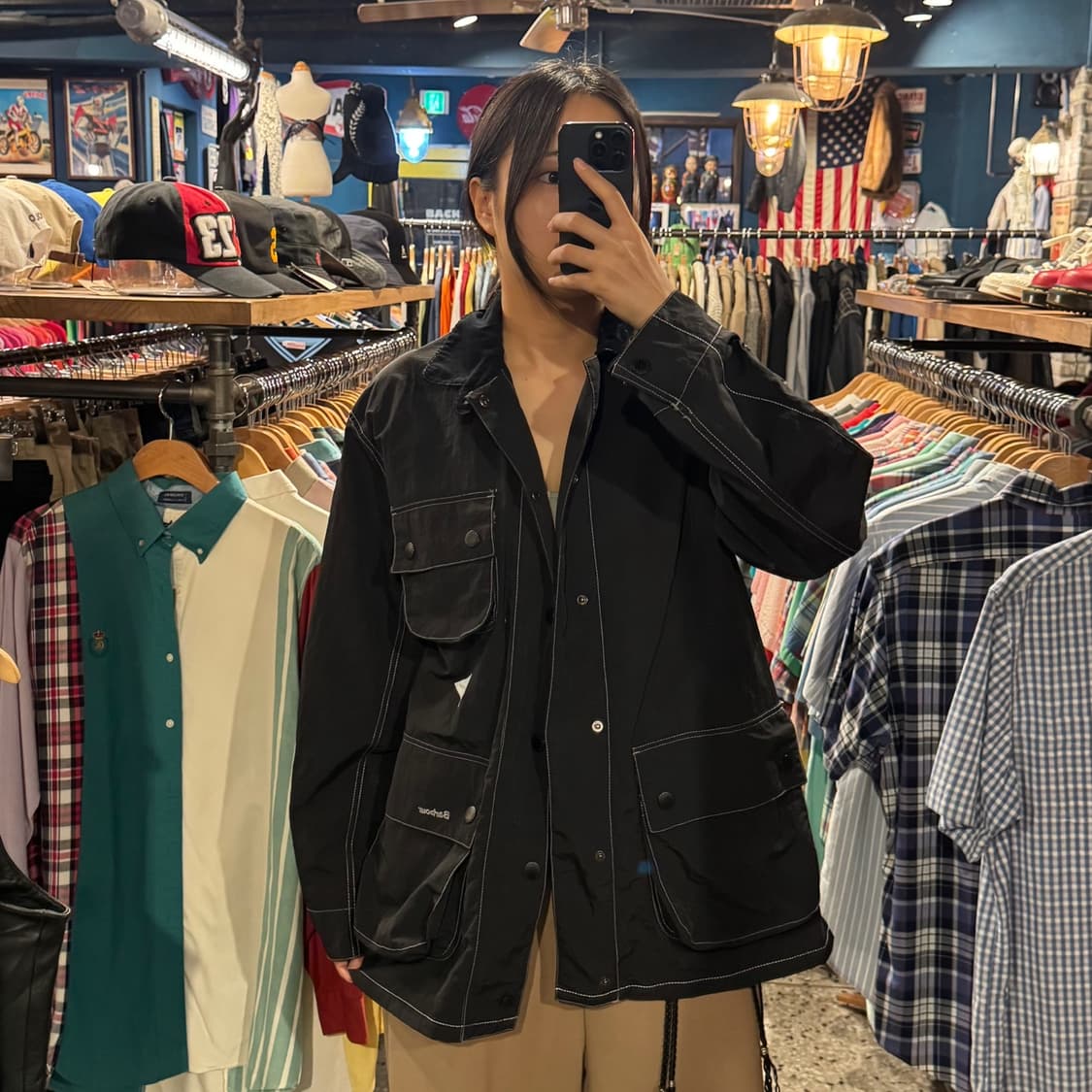 [새상품] barbour 바버 코듀로이 카라 필드 자켓 상품이미지3