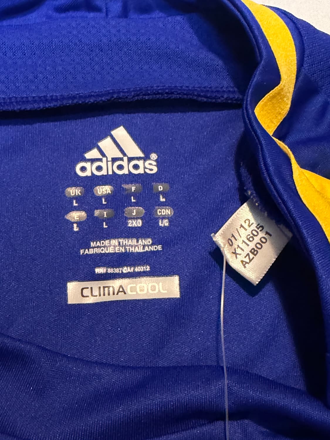 아디다스 12-13 우크라이나 국대 어웨이 유니폼 새상품 상품이미지5