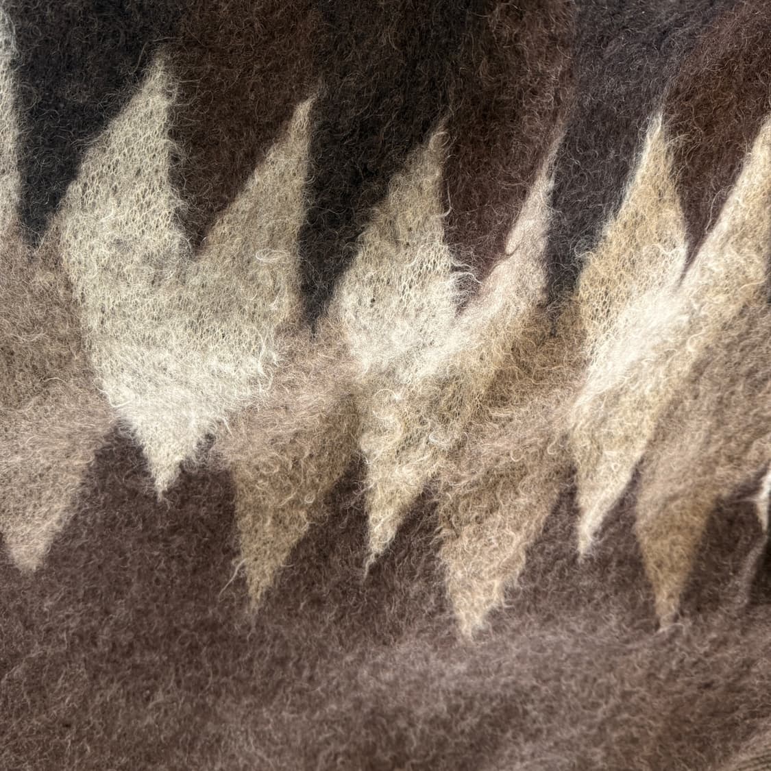 22시즌 마인데님 아가일 모헤어 혼방 가디건 상품이미지6