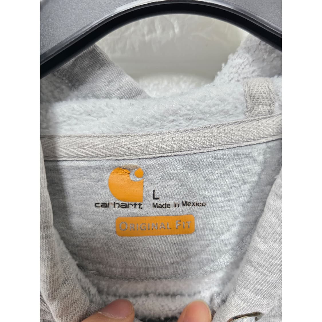 택포_ 칼하트 회색 후드티 L사이즈 상품이미지2