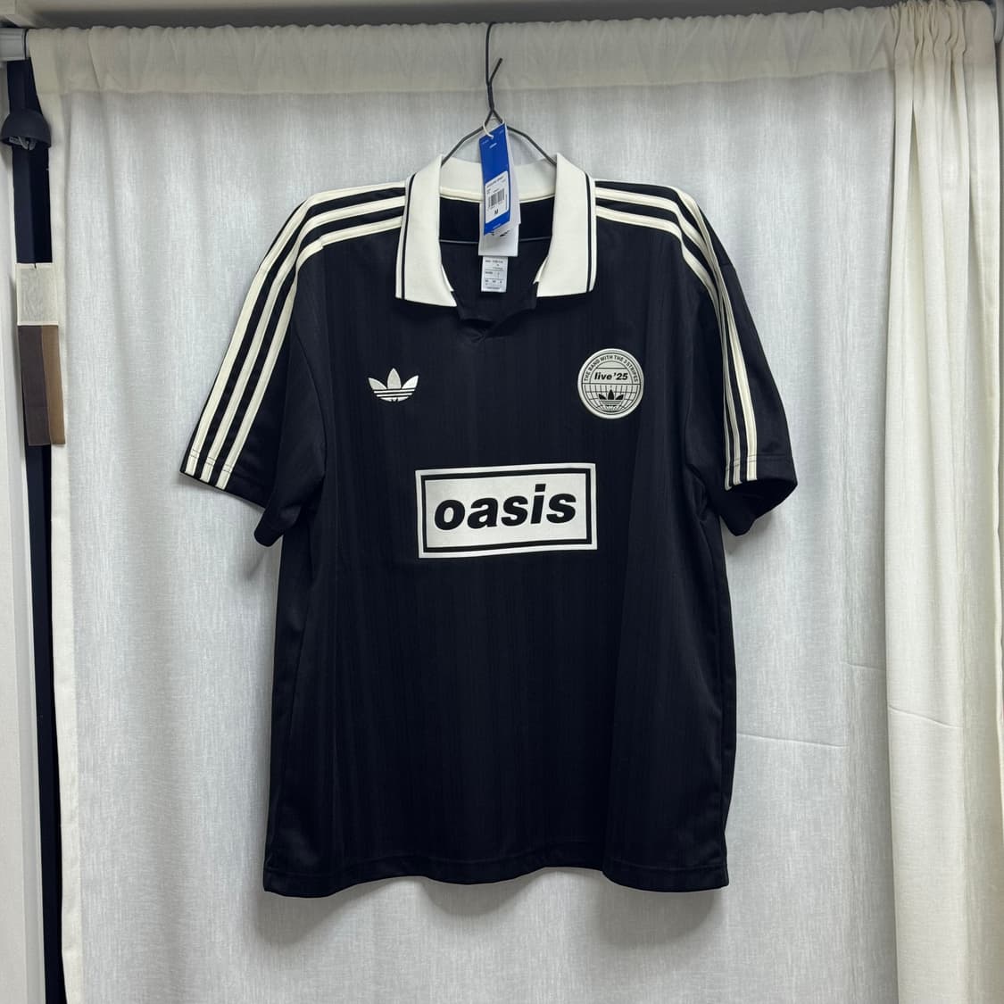 KR M) 새상품 오아시스 자카드 블랙 상품이미지1