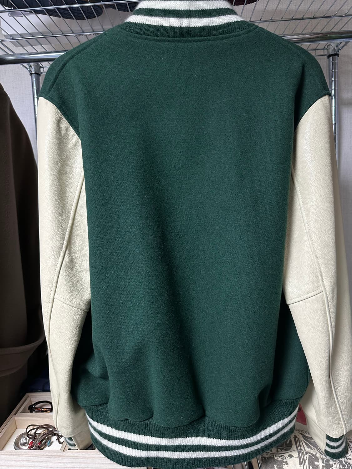 골든베어 바시티 그린/크림 L 상품이미지2