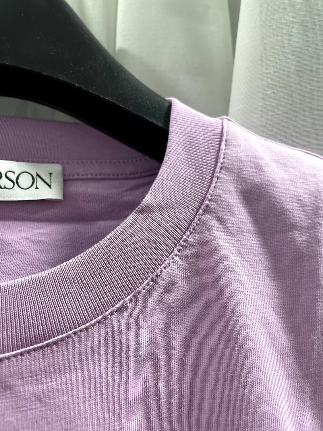 JW앤더슨/ 앵커 로고 패치 반팔티 라벤더/ L 상품이미지6