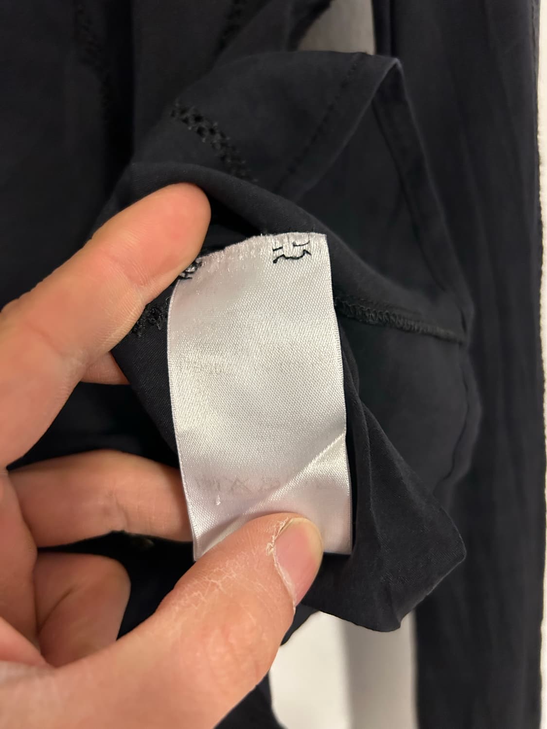 로베르토 카발리 레이스 인서트 블랙 블라우스 상품이미지3